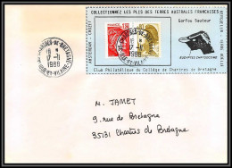 71559 Porte Timbres 1988 Gorfou Sauteur Oiseaux Birds Collectionnez Les Plis Des Terres Australes Taaf Lettre Cover - Lettres & Documents