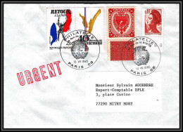 71348 Vignette Paris 1985 Rouge Lettre Cover France - 1961-....