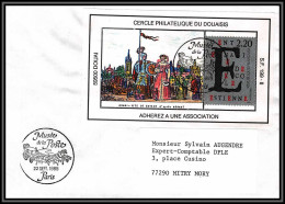 71157 Porte Timbres Cercle Philatélique Du Douaisis Douai 1987 Lettre Cover France - 1961-....