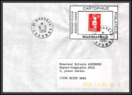 71092 Porte Timbres Draveil Essonne 1992 Cartophilie Cartophile Carte Lettre Cover France - 1961-....