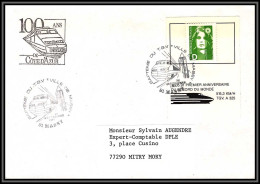 71022 Porte Timbres Train TGV Record Du Monde 1991 Massy Lettre Cover France - 1961-....