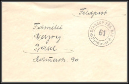 73916 Stabskp Fus Bat 61 Pour Basel Feldpost Guerre 1914/1918 Suisse (Swiss) Lettre Cover  - Documenten