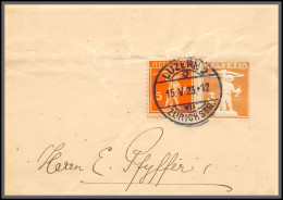 73852 Luzern 15/5/1923 5c Jaune + Complément Devant De Bande Journal Wrapper Suisse (Swiss) Entier Stationery  - Postwaardestukken