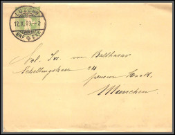 73837 Luzern Pour Munchen Germany Allemagne 12/10/1909 5c Vert Bande Journal Wrapper Suisse (Swiss) Entier Stationery  - Postwaardestukken