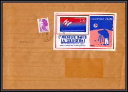 73655 Porte Timbres 2560 Oiseaux Folon Revolution L'aventure Carto Quistinic Morbihan Bretagne 1989 Lettre Cover France  - 1961-....