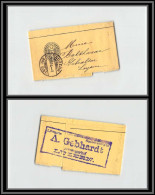73816 Entete Librairie Gebhardt Luzern 1894 2c Noir Bande Journal Wrapper Suisse (Swiss) Entier Stationery  - Entiers Postaux