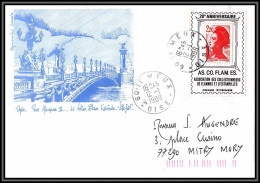 73357 Porte Timbres As Co Flam Es Le Meux Oise 1989 Liberté Lettre Cover France  - 1982-1990 Liberté De Gandon