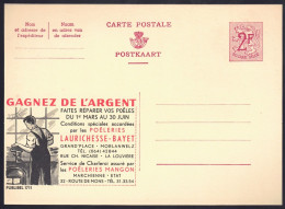 +++ PUBLIBEL Neuf 2F - Gagnez De L'argent - Poêleries MANGON - MARCHIENNE - N° 1711   // - Publibels