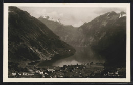 AK Geiranger, Blick Auf Den Fjord  - Norvège
