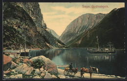 AK Gudvangen /Sogn, Schiff Auf Dem Fjord  - Norvegia