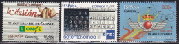 2014-ED. 4895, 4896 Y 4897-Efemérides. 75 Aniversario De La ONCE, De La Agencia EFE Y Del Ejército Del Aire-USADO - Used Stamps