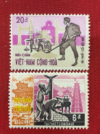 Stamps Vietnam South (Reconstruction De Huế -10/6/1970) -GOOD Stamps- 1 Set/2pcs - Viêt-Nam