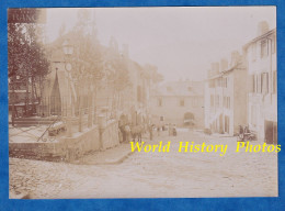 Photo Ancienne Vers 1900 - MONT LOUIS ( Pyrénées Orientales ) - Place & Monument Du Général Dagobert - Font Romeu Prades - Anciennes (Av. 1900)