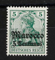 Deutsche Auslandspost Marokko, 1906, 35, Postfrisch - Turquie (bureaux)