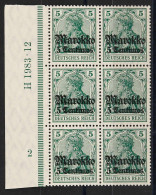 Deutsche Auslandspost Marokko, 1911, 47 HAN U, Postfrisch - Turkey (offices)