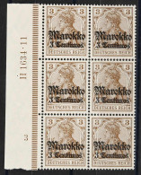 Deutsche Auslandspost Marokko, 1911, 46 HAN U, Postfrisch - Turquie (bureaux)