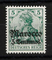 Deutsche Auslandspost Marokko, 1906, 35, Postfrisch - Turquie (bureaux)