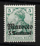 Deutsche Auslandspost Marokko, 1906, 35, Postfrisch - Turkey (offices)