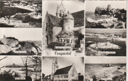 TREGASTEL PROMENOIR CHAPELLE SAINT SAMSON CHEMINS DES DOUANIERS ... MULTIE VUES 1958 CPSM 9X14 TBE - Trégastel