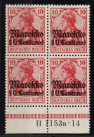 Deutsche Auslandspost Marokko, 1911, 48 B HAN A, Postfrisch, ... - Turquie (bureaux)