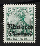 Deutsche Auslandspost Marokko, 1906, 35, Postfrisch - Turkey (offices)