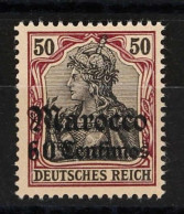 Deutsche Auslandspost Marokko, 1905, 28, Postfrisch - Turquie (bureaux)