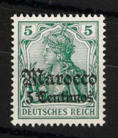 Deutsche Auslandspost Marokko, 1906, 35, Postfrisch - Turkey (offices)