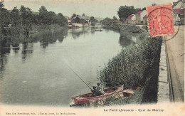 La Ferte Sous Jouarre Quai De La Marine Peche Pecheur - La Ferte Sous Jouarre