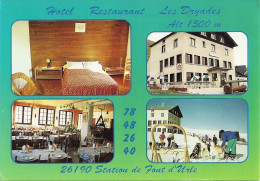 *CPM - 26 - FONT D'URLE - Hôtel Restaurant Les Dryades - Multivues - Sonstige & Ohne Zuordnung