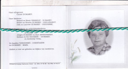 Jeanne Vanhooren-Dumarey, Bredene 1922, Oudenburg 2004. Gewezen Gemeenteraadslid, Burgemeester Ettelgem. Foto - Obituary Notices