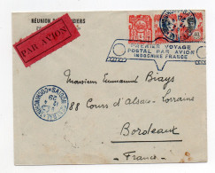 !!! 1ER VOYAGE POSTAL PAR AVION INDOCHINE FRANCE, LETTRE DE SAIGON DU 12/4/1929 POUR BORDEAUX - Brieven En Documenten