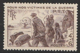 France-N° 737/739 Neufs**/MNH : Victimes De Guerre PTT - Sarah Bernhardt - Libération De L'Alsace Et La Lorraine - 3 V - Ongebruikt