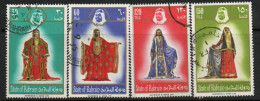 Bahrain 1975 Womens Costumes Set Of 4, Used, SG 213/6 (F) - Bahrain (1965-...)