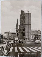 Berlin, Kaiser-Wilhelm-Gedächtniskirche, Autos, Bus, Ca. 1970 - Autres & Non Classés