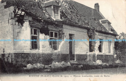 R179351 Riviere. Guerre De 1914. Maison Bombardee Route Berles. E Le Deley - Wereld