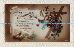 R177641 An Eastertide Wish. Joy Serene In Thoughts And Ways. RP - Wereld