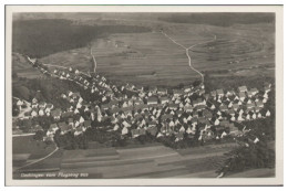 MW14567/ Gechingen  Foto AK Seltenes Strähle Lufbild 30er Jahre  - Other & Unclassified