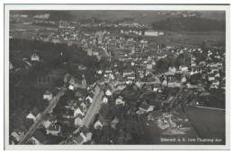 MW14588/ Biberach A. R.  Foto AK Seltenes Strähle Lufbild 30er Jahre  - Other & Unclassified