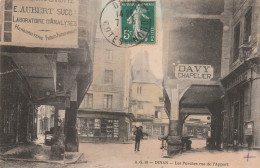 DINAN LES PORCHES RUE DE L'APPORT 1912 TBE - Dinan