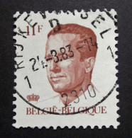 Belgie Belgique - 1983  OPB/COB N° 2085   ( 1 Value)  Koning Boudewijn " Type Velghe " Obl. Rijkevorsel - Oblitérés