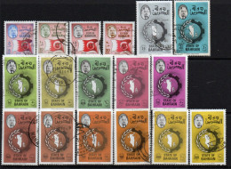 Bahrain 1976 Definitives, Inc. Shades Set Of 17, Used, SG 224/31 (F) - Bahrain (1965-...)