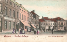 BELGIQUE - Willebroeck - Place Louis De Naeyer - Edit. Thomas Baggerman - Colorisé - Carte Postale Ancienne - Willebroek