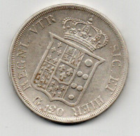 120 Grana 1834 FERDINNDO II - Two Sicilia