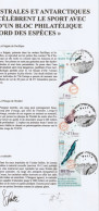 2024 Les Records Australs Des TAAF (albatros, Phoque Et Cachalot) - FDC