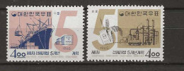 1965 MNH South Korea Mi 484-85  Postfris** - Korea, South