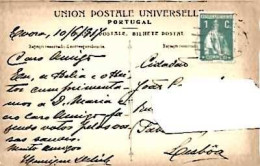 Portugal & Marcofilia, Évora,  Egreja De S. Braz, Igreja De S. Brás, Ed. Papelaria Nazareth, Lisboa 1914  (6575) - Covers & Documents