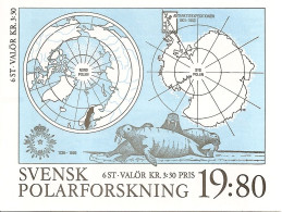 SWEDEN, 1989, Booklet 397, Polar Research, Mi MH 141 - 1981-..