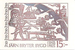 SWEDEN, 1991, Booklet 416, Iron Mining, Mi 162 - 1981-..