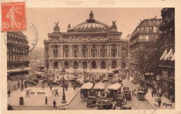 FRANCE - La Place De L'Opéra - Le Plus Grand Théâtre Du Monde - Construit Par Garnier (1861-75) - Carte Postale Ancienne - Andere Monumenten, Gebouwen