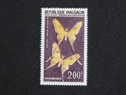 MADAGASCAR YT PA 82 ** MNH - PAPILLON COMETE BUTTERFLY - Madagascar (1960-...)